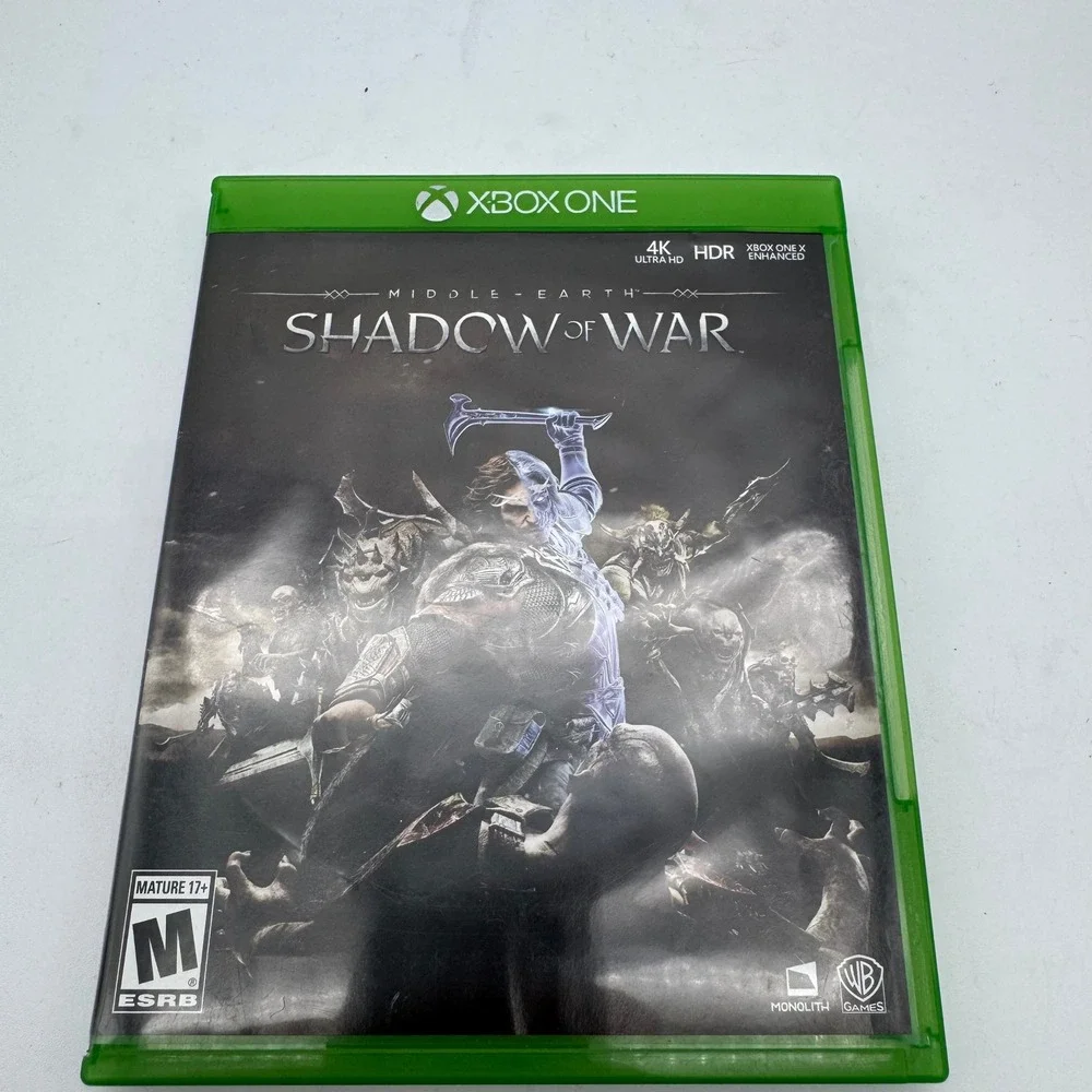 Middle-Earth Shadow of War‎ Xbox One 4K Ultra HD HDR Action RPG Game WB Games